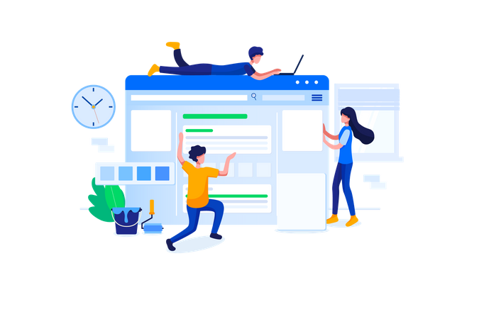 Frontend engineering illustration